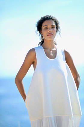 Le Bonheur By Jacquemus Photocall FC Tina Kunakey attends the Le Bonheur By Jacquemus photocall at Phare de la Pietra, Corsica on June 29, 2026 in L Ile-Rousse, France.. Photo by Franck Castel ABACAPRESS.COM Corsica France  Copyright: xCastelxFranck ABACAx