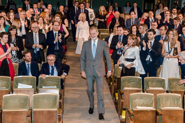 The King Presides Over the COTEC 2026 Foundation’s Annual Event in Madrid King Felipe VI upon his arrival at the COTEC Foundation for Innovation’s annual event, held at the Círculo de Bellas Artes Casa Europa, on June 29, 2026, in Madrid, Spain. This forum brings together business leaders, scientists, academics, and institutional representatives to present the annual report on the state of innovation in Spain and discuss key strategies for the technological and digital transition of the productive sector. JUNE 29, 2026 Carlos Lujá Madrid, Spain Copyright: xCarlosxLujanx 7631199