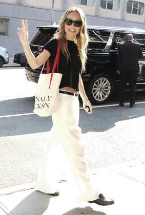 NEW YORK, NY- JUNE 29: Olivia Wilde seen in New York City on June 29, 2026. Copyright: xRWx