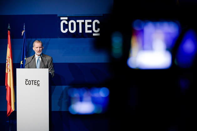 The King Presides Over the COTEC 2026 Foundation’s Annual Event in Madrid King Felipe VI presides over the annual event of the COTEC Foundation for Innovation at the Círculo de Bellas Artes Casa Europa on June 29, 2026, in Madrid, Spain. This forum brings together business leaders, scientists, academics, and institutional representatives to present the annual report on the state of innovation in Spain and discuss key strategies for the technological and digital transition of the productive sector. JUNE 29, 2026 Carlos Lujá Madrid, Spain  Copyright: xCarlosxLujanx 7631434