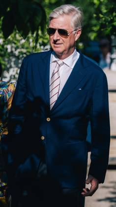King Philippe - Filip of Belgium pictured during a royal visit for the celebration of the 100th Anniversary of Virunga National Park at the Meise Botanical Garden, on Monday 29 June 2026.  EMILExWINDAL 179906690