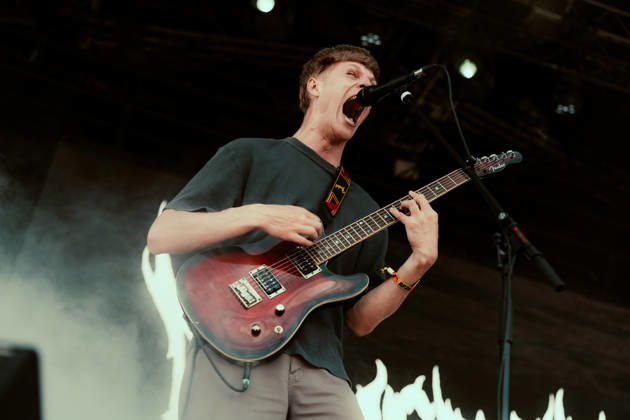 Demersal live at Roskilde Festival 2026 Roskilde, Denmark. 29th, June 2026. The Danish hardcore band Demersal performs a live concert during the Danish music festival Roskilde Festival 2026 in Roskilde. Denmark, Roskilde  Copyright: xGonzalesxPhoto MathiasxKristensenx