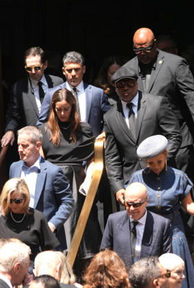 June 29, 2026, New York, Ny, USA: LL COOL J exits the Clive Davis Funeral.Central Synagogue, NYC.June 29, 2026. . Clive Davis Funeral.Central Synagogue, NYC.June 29, 2026. New York USA  - ZUMAms4_ 20260629_faf_ms4_017 Copyright: xSoniaxMoskowitzxGordonx