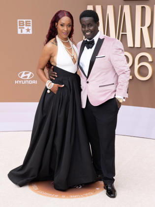 June 28, 2026, Los Angeles, California, USA: CATRINA GETER, GARY JOHNSON, aka, G Thang attend the 2026 BET Awards: Red Carpet. Los Angeles USA  - ZUMAb173 20260628_aap_b173_199 Copyright: xBillyxBennightx