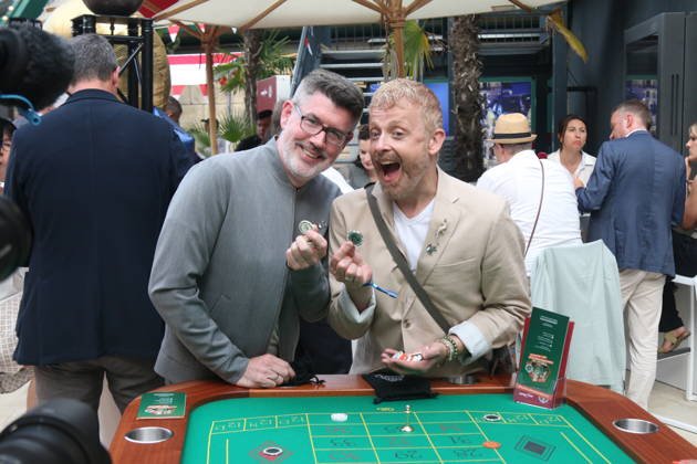 Paul Reeves und Ross Antony bei der Einweihung des Monaco-Bereichs im Europa-Park. Rust, 29.06.2026. Copyright: xAgenturxMatthiasxWehnertx xM.xGränzdörferx