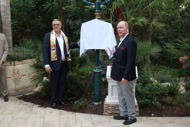 Roland Mack und Fürst Albert II. von Monaco bei der Einweihung des Monaco-Bereichs im Europa-Park. Rust, 29.06.2026. Copyright: xAgenturxMatthiasxWehnertx xM.xGränzdörferx