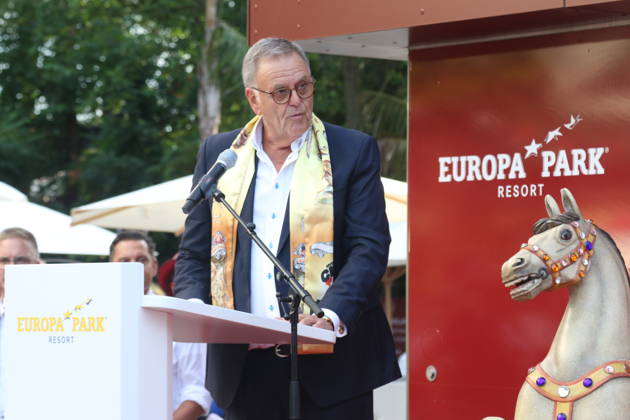 Roland Mack bei der Einweihung des Monaco-Bereichs im Europa-Park. Rust, 29.06.2026. Copyright: xAgenturxMatthiasxWehnertx xM.xGränzdörferx