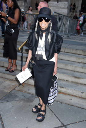 Marc Jacobs Spring 2027 Runway Show Arrivals Stylist Patti Wilson at the Marc Jacobs Spring 2027 runway show at the New York Public Library on June 29, 2026 in New York city. MM Abaca New York City United States  Copyright: xMM ABACAx