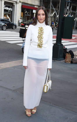 Outside arrivals for New York Fashion Show Spring Summer Marc Jacobs Featuring: Charlotte Groeneveld Where: New York, United States When: 29 Jun 2026 Credit: Darla Khazei INSTARimages EDITORIAL USE ONLY. NOT FOR USE BY NEWSPAPERS BASED IN THE UK. Copyright: xx instar55818441