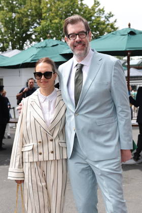 . 30 06 2026. London, United Kingdom. Richard Osman arriving on day two of the Wimbledon Tennis Championships in London .  xStephenxLockx xi-Imagesx IIM-26865-0002