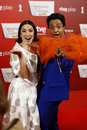 RTVE presents the second season of Maestros de la Costura Celebrity 2. Singer Blanca Paloma and actor Jazz Vilá pose at the photocall during the presentation of the second season of Maestros de la Costura Celebrity 2, on June 30, 2026, in Madrid, Spain CELEBRITIES RTVE SHOW PHOTOCALL Antonio Gutié Madrid Madrid, Spain  Copyright: xAntonioxGutiÃ rrezx 7632990