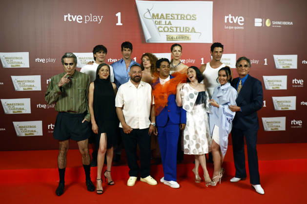 RTVE presents the second season of Maestros de la Costura Celebrity 2. The contestants pose at the photocall during the presentation of the second season of Maestros de la Costura Celebrity 2, on June 30, 2026, in Madrid, Spain CELEBRITIES RTVE SHOW PHOTOCALL Antonio Gutié Madrid Madrid Spain  Copyright: xAntonioxGutiÃ rrezx 7633058