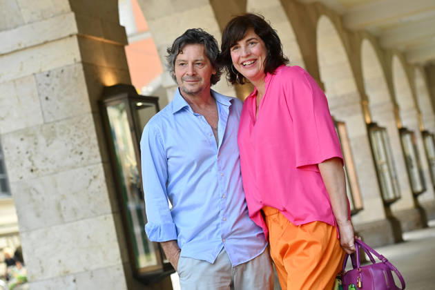 Fritz KARL (Schauspieler), Elena UHLIG (Schauspielerin), ZDF Empfang Get Together Orange Hour in H ugo s Bar anlaesslich Filmfest Muenchen am 30.06.2026.