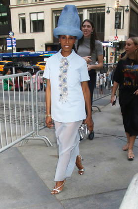 Outside arrivals for New York Fashion Show Spring Summer Marc Jacobs Featuring: June Ambrose Where: New York City, New York, United States When: 29 Jun 2026 Credit: Roger Wong INSTARimages EDITORIAL USE ONLY. NOT FOR USE BY NEWSPAPERS BASED IN THE UK. Copyright: xx instar55819326