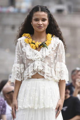 Catherine Laga aia beim Photocall zur Eröffnung der Moana Experience im Potters Fields park. London, 30.06.2026