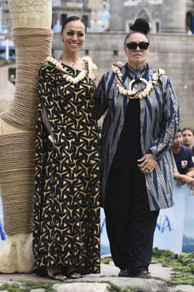 Kayla Fa Amaligi und Tiana Liufau beim Photocall zur Eröffnung der Moana Experience im Potters Fields park. London, 30.06.2026