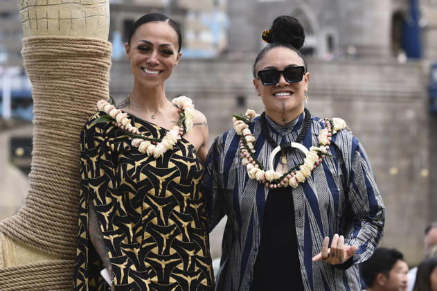 Kayla Fa Amaligi und Tiana Liufau beim Photocall zur Eröffnung der Moana Experience im Potters Fields park. London, 30.06.2026