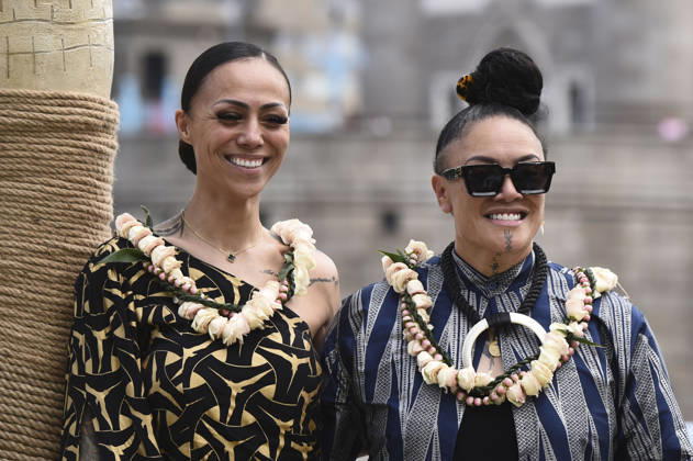 Kayla Fa Amaligi und Tiana Liufau beim Photocall zur Eröffnung der Moana Experience im Potters Fields park. London, 30.06.2026