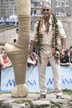 Dwayne Johnson beim Photocall zur Eröffnung der Moana Experience im Potters Fields park. London, 30.06.2026