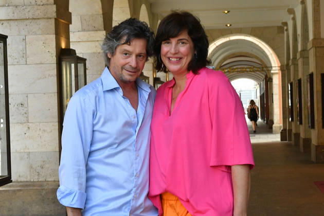 Fritz Karl und Elena Uhlig beim ZDF Get Together Empfang am 30.06.2026 im Rahmen vom Filmfest Muenchen Fritz Karl and Elena Uhlig attend the ZDF reception on June 30, 2026 during the Munich Film Festival in Munich, Germany ZDF Orange Hour Empfang beim Filmfest Muenchen 2026