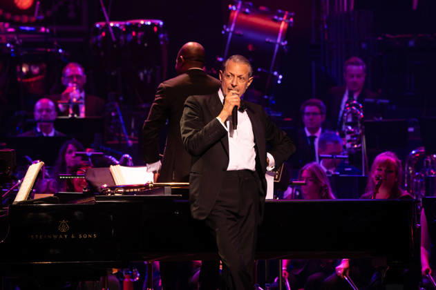 IPA86258558 - London: Jeff Goldblum and The Mildred Snitzer in concert at the Royal Albert Hall  Copyright: xCristinaxMasseix xx 86258558
