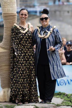June 30, 2026, London, United Kingdom: (L-R) Choreographers, Kayla Fa Amaligi and Tiana Liufau attend the Moana Experience Media Launch, at Potters Fields, London. London United Kingdom - ZUMAs197 20260630_aaa_s197_217 Copyright: xPhilxLewisx