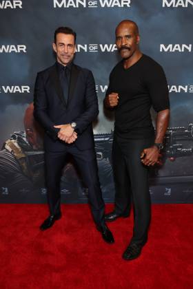 Los Angeles Ca June 30: Lamonica Garrett & Daniel Bernhardt at the Man of War premiere on June 30, 2026 Credit: Admedia USA - ZUMAa123 20260630_zaa_a123_137 Copyright: xAdMediax