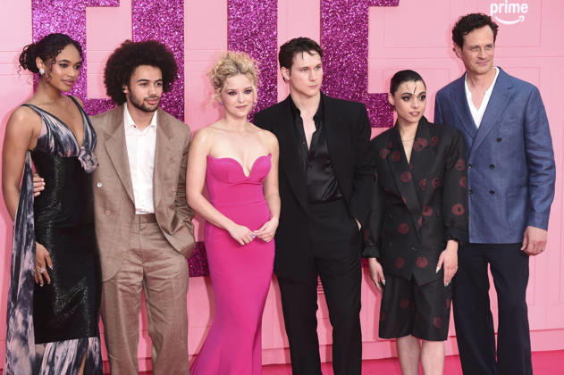 Chandler Kinney, Zac Looker, Lexi Minetree, Jacob Moskovitz, Gabrielle Policano und Tom Everet Scott bei der Premiere der Amazon Prime Video Serie Elle im Odeon Luxe Leicester Square. London, 30.06.2026