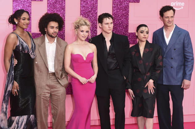 Chandler Kinney, Zac Looker, Lexi Minetree, Jacob Moskovitz, Gabrielle Policano und Tom Everet Scott bei der Premiere der Amazon Prime Video Serie Elle im Odeon Luxe Leicester Square. London, 30.06.2026