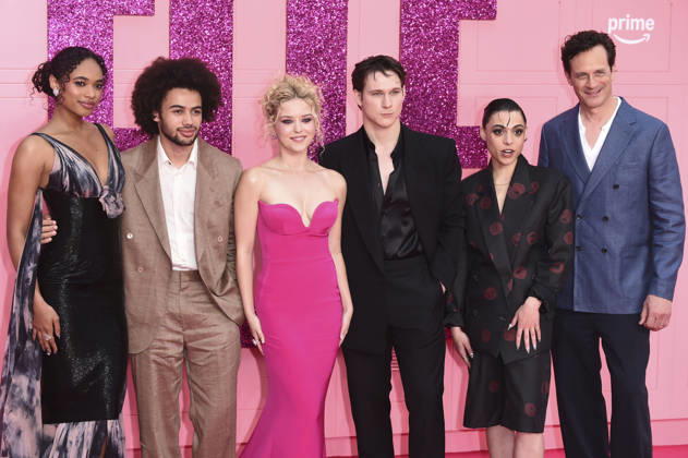Chandler Kinney, Zac Looker, Lexi Minetree, Jacob Moskovitz, Gabrielle Policano und Tom Everet Scott bei der Premiere der Amazon Prime Video Serie Elle im Odeon Luxe Leicester Square. London, 30.06.2026