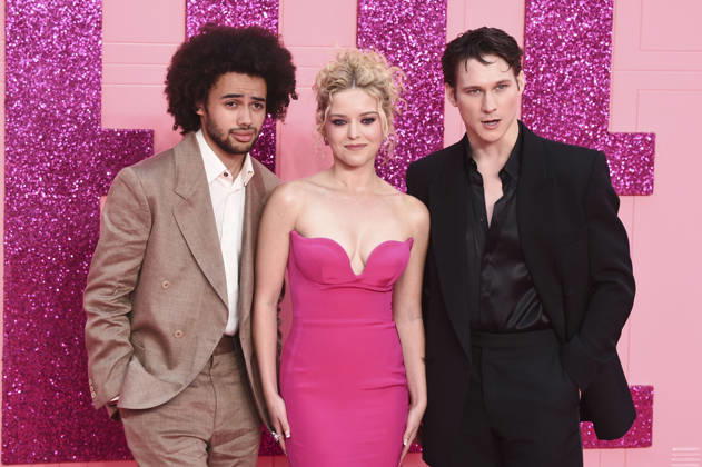 Zac Looker, Lexi Minetree und Jacob Moskovitz bei der Premiere der Amazon Prime Video Serie Elle im Odeon Luxe Leicester Square. London, 30.06.2026