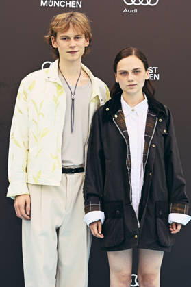 Philip Günsch und Mariella Aumann bei der Premiere des ARD-Films Chamäleon auf dem 43. Filmfest München 2026 in der Hochschule für Fernsehen und Film. München, 30.06.2026