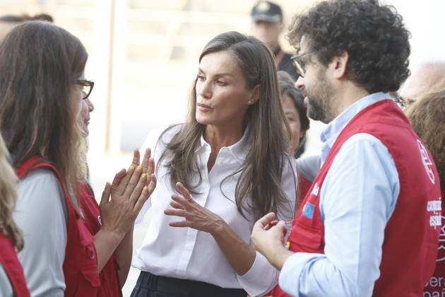 01-07-2026 Queen Letizia during the farewell to the Aecid Emergency Medical Team that will travel to Venezuela to care for those affected by the earthquakes in Venezuela. No Spain Â  Copyright: xPPEx