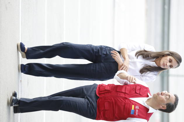 01-07-2026 Queen Letizia during the farewell to the Aecid Emergency Medical Team that will travel to Venezuela to care for those affected by the earthquakes in Venezuela. No Spain Â  Copyright: xPPEx