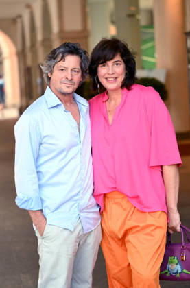 Fritz Karl, Elena Uhlig - ZDF Empfang Get Together Orange Hour in H ugo s Bar anlaesslich Filmfest Muenchen am 30.06.2026
