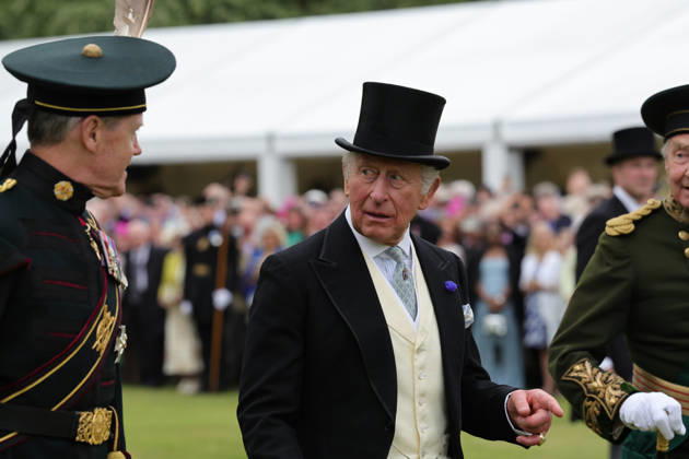 . 30 06 2026. Edinburgh, United Kingdom. King Charles III and Queen Camilla at a Garden Party in the gardens of the Palace of Holyroodhouse in Edinburgh, Scotland, United Kingdom.  xPoolx xi-Imagesx IIM-26875-0021
