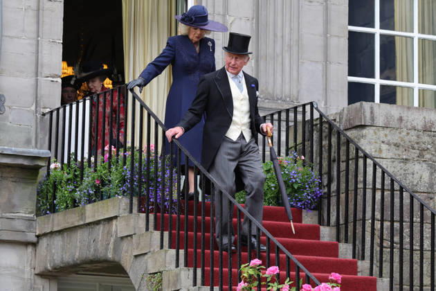 . 30 06 2026. Edinburgh, United Kingdom. King Charles III and Queen Camilla at a Garden Party in the gardens of the Palace of Holyroodhouse in Edinburgh, Scotland, United Kingdom.  xPoolx xi-Imagesx IIM-26875-0025