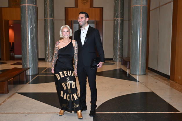 CANBERRA MIDWINTER BALL, Labor member for Macnamara Josh Burns and his wife Georgie Purcell arrive for the 2026 Midwinter Ball at Parliament House, in Canberra, Wednesday, July 1, 2026. ( NO ARCHIVING CANBERRA AUSTRALIAN CAPITAL TERRITORY AUSTRALIA  Copyright: xLUKASxCOCHx 20260701191330244722