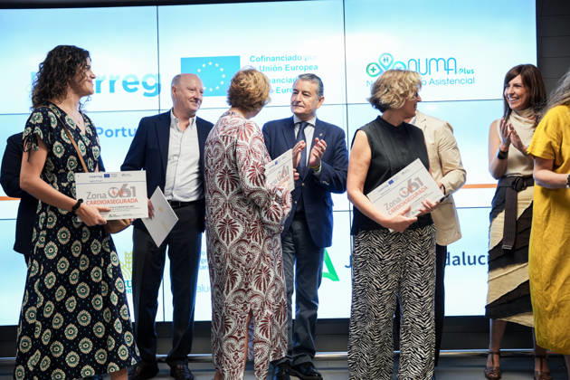 Awards Ceremony in Seville for Cardio-Safe Zones Designations for Pharmacies as Part of the Numaplus Project The Acting Regional Minister of Health, the Presidency, and Emergencies, Antonio Sanz 4i, participates in the ceremony to present cardio-safe zone certifications to pharmacies as part of the Numaplus project. July 1, 2026, in Seville, Andalusia, Spain. JULY 1, 2026. María José Ló. Seville, Andalusia, Spain. Seville, Andalusia, Spain. Spain Copyright: xMariaxJosà xLopezx 7635167