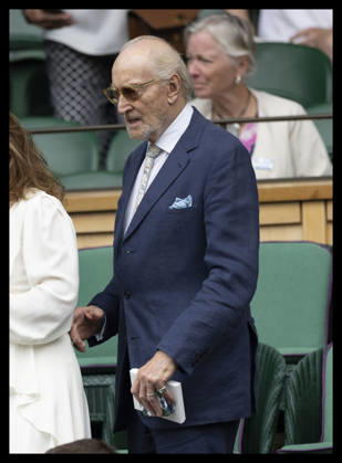 . 01 07 2026. London, United Kingdom. Actor Charles Dance in the Royal Box on day three of the Wimbledon Tennis Championships in London.  xStephenxLockx xi-Imagesx IIM-26874-0040