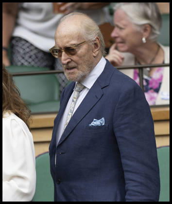 . 01 07 2026. London, United Kingdom. Actor Charles Dance in the Royal Box on day three of the Wimbledon Tennis Championships in London.  xStephenxLockx xi-Imagesx IIM-26874-0041