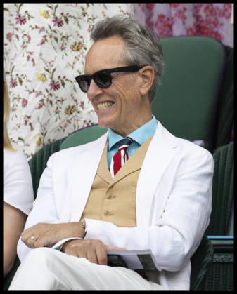 . 01 07 2026. London, United Kingdom. Actor Richard E Grant in the Royal Box on day three of the Wimbledon Tennis Championships in London.  xStephenxLockx xi-Imagesx IIM-26874-0042