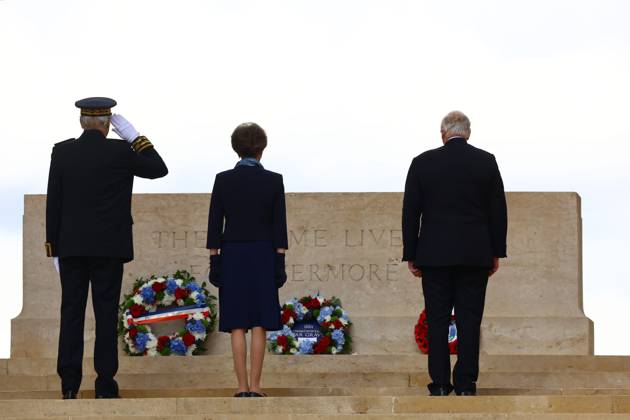 110th Anniversary of the Battle of the Somme PHOTOPQR LE COURRIER PICARD Fred Haslin Thiepval July 1, 2026 July 1, 26 Commemoration ceremony marking the 110th anniversary of the Battle of the Somme at the Thiepval Memorial, Thiepval, World War I. Princess Anne of the United Kingdom. Photo by Fred Haslin. Ceremony marking the 110th anniversary of the Battle of the Somme at the Thiepval Memorial, World War I, on July 1, 2026. Local Caption Thiepval 80, France  Copyright: xPHOTOPQR LExCOURRIERxPICARD MAXPxFredxHaslinx 20260701LCP8874 20260701LCP8874