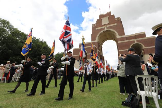 110th Anniversary of the Battle of the Somme PHOTOPQR LE COURRIER PICARD Fred Haslin Thiepval July 1, 2026 July 1, 26 Commemoration ceremony marking the 110th anniversary of the Battle of the Somme at the Thiepval Memorial, Thiepval, World War I. Photo by Fred Haslin. Ceremony marking the 110th anniversary of the Battle of the Somme at the Thiepval Memorial, World War I, on July 1, 2026. Local Caption Thiepval 80, France  Copyright: xPHOTOPQR LExCOURRIERxPICARD MAXPxFredxHaslinx 20260701LCP8884 20260701LCP8884