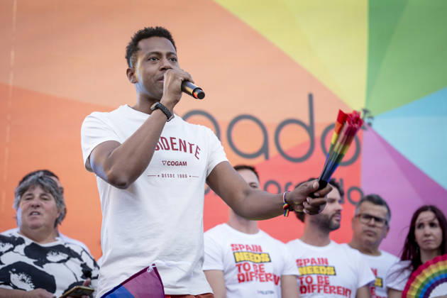 MADO 2026 Opening Ceremony The organizing bodies of Madrid’s LGBTIQ Pride—AEGAL, COGAM, and FELGTBI—during the opening ceremony of Madrid Pride 2026 (MADO 2026), in Pedro Zerolo Square on July 1, 2026, in Madrid, Spain. The official opening will once again be led by La Plexy, a familiar face on Madrid’s nightlife scene. Alongside the emcee, the LGBTQI film opening ceremony will be hosted by Cayetana Guillén Cuervo, while Kany García will serve as the opening speaker for Latino Pride on July 1, 2026, in Madrid, Spain. Copyright: xA.xPÃ rezxMecax 7636971