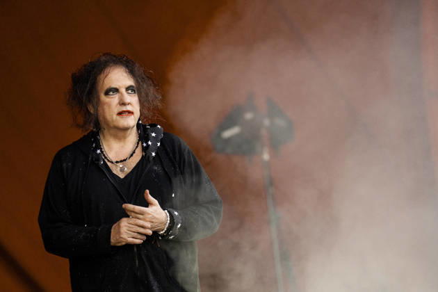 Roskilde Festival 2026 The Cure plays on the Orange Stage at Roskilde Festival, Wednesday, July 1, 2026. (Photo: Ida Marie Odgaard Ritzau Scanpix) , Roskilde Denmark Copyright: RitzauxScanpix IdaxMariexOdgaardx spdk20260701-231254-L