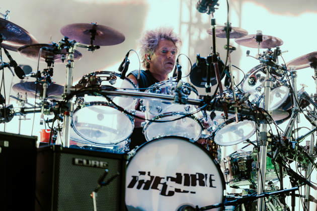 The Cure live at Roskilde Festival 2026 Roskilde, Denmark. 01st, July 2026. The English rock band The Cure performs a live concert during the Danish music festival Roskilde Festival 2026 in Roskilde. Here drummer Jason Cooper is seen live on stage. Denmark, Roskilde  Copyright: xGonzalesxPhoto MathiasxKristensenx