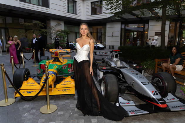 Nexo Grand Prix Ball in London, UK - 01 Jul 2026 Kimberley Garner attends the Nexo Grand Prix Ball at The Peninsula Hotel, London. London United Kingdom Copyright: xPhilxLewisx xSOPAxImagesx KimberleyGarner-9806