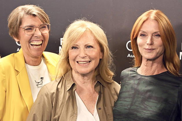 Bettina Böttinger, Maren Kroymann und Esther Schweins bei der Premiere des Dokumentarfilsm Was haben wir gelacht auf dem 43. Filmfest München 2026 im Gloria Filmpalast. München, 01.07.2026