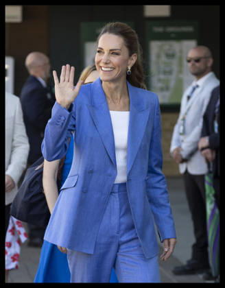 . 02 07 2026. London, United Kingdom. Kate Middleton, the Princess of Wales, arriving on day four of the Wimbledon Tennis Championships in London.  xStephenxLockx xi-Imagesx IIM-26878-0022